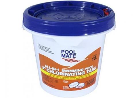 Chlorine Tablets - Pool Mate 3" All In One 15 lb