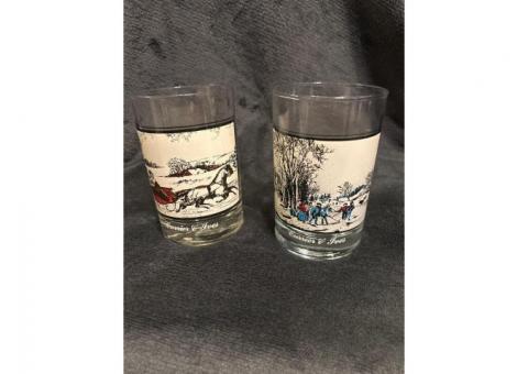 Currier & Ives Arby’s Collectible Glasses