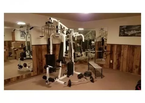 Image 509v Total Home Gym and Free-Weight Set